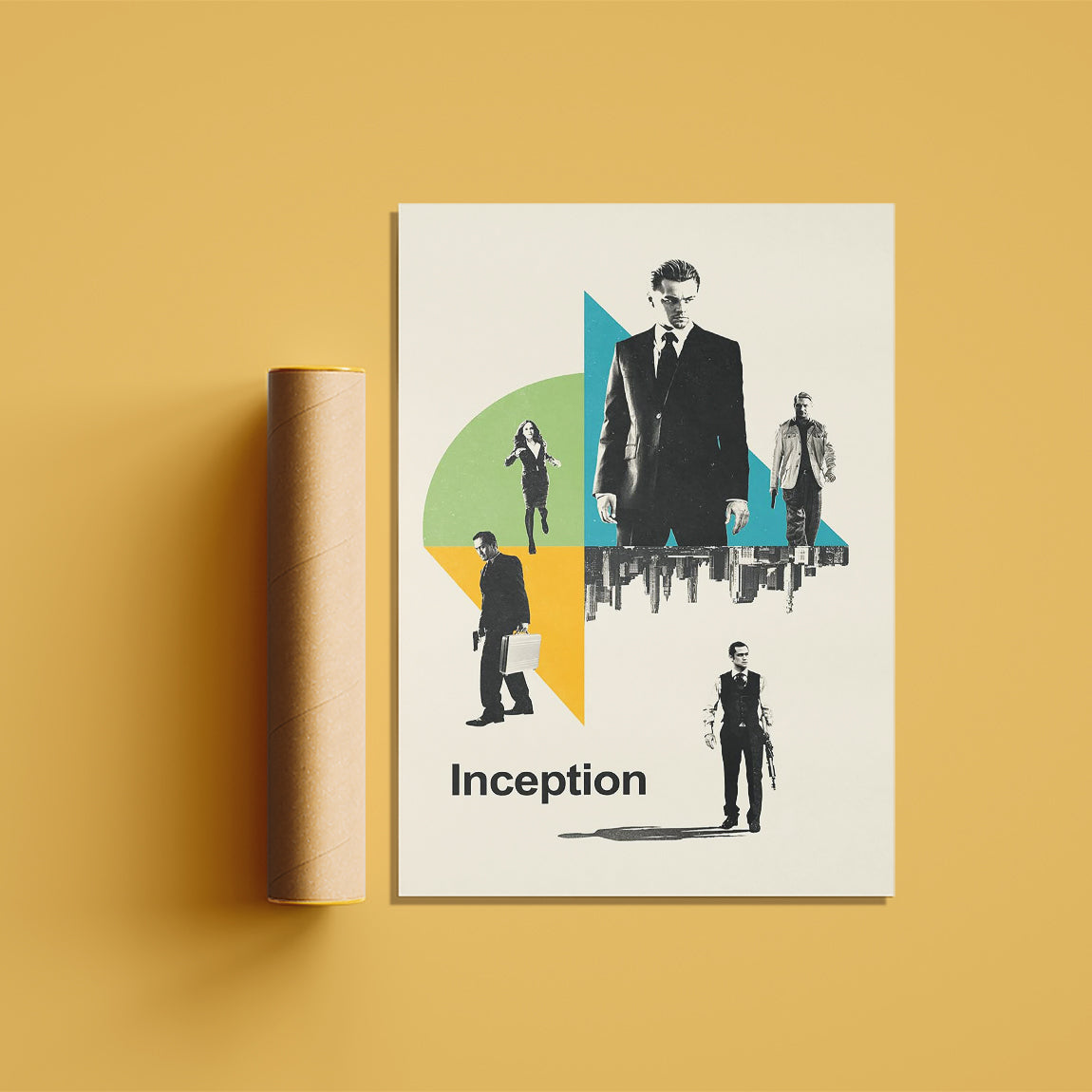 Inception Geometric Concept Poster
