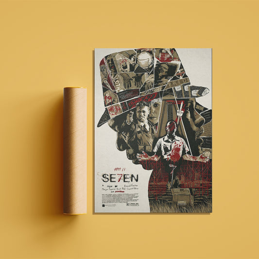 Se7en Killer Collage Art Poster