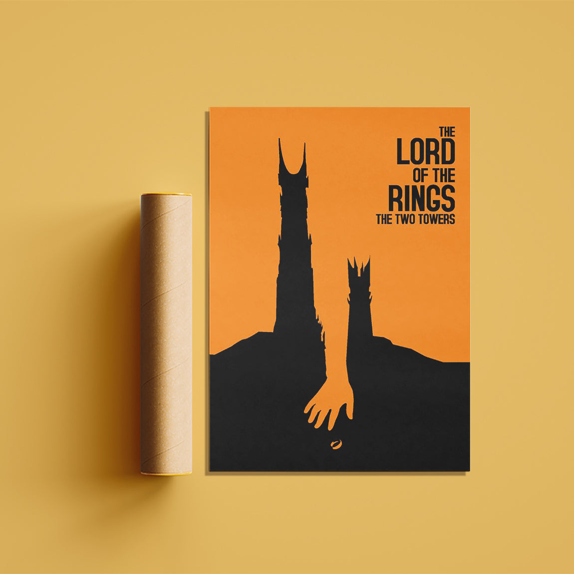 Lord of the Rings Two Towers Minimal Poster