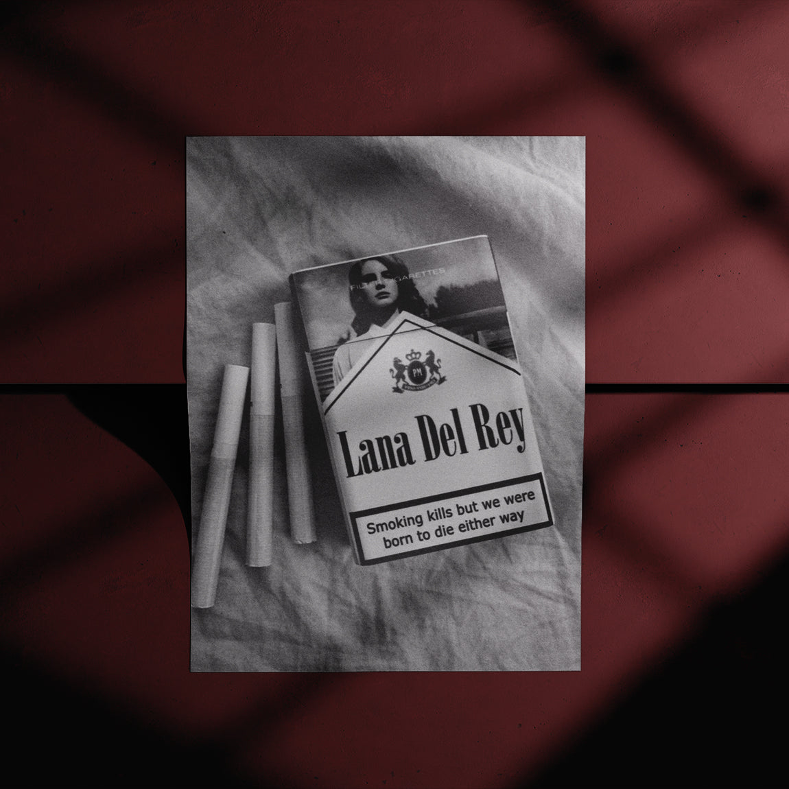 Lana Del Rey Cigarette Pack Poster