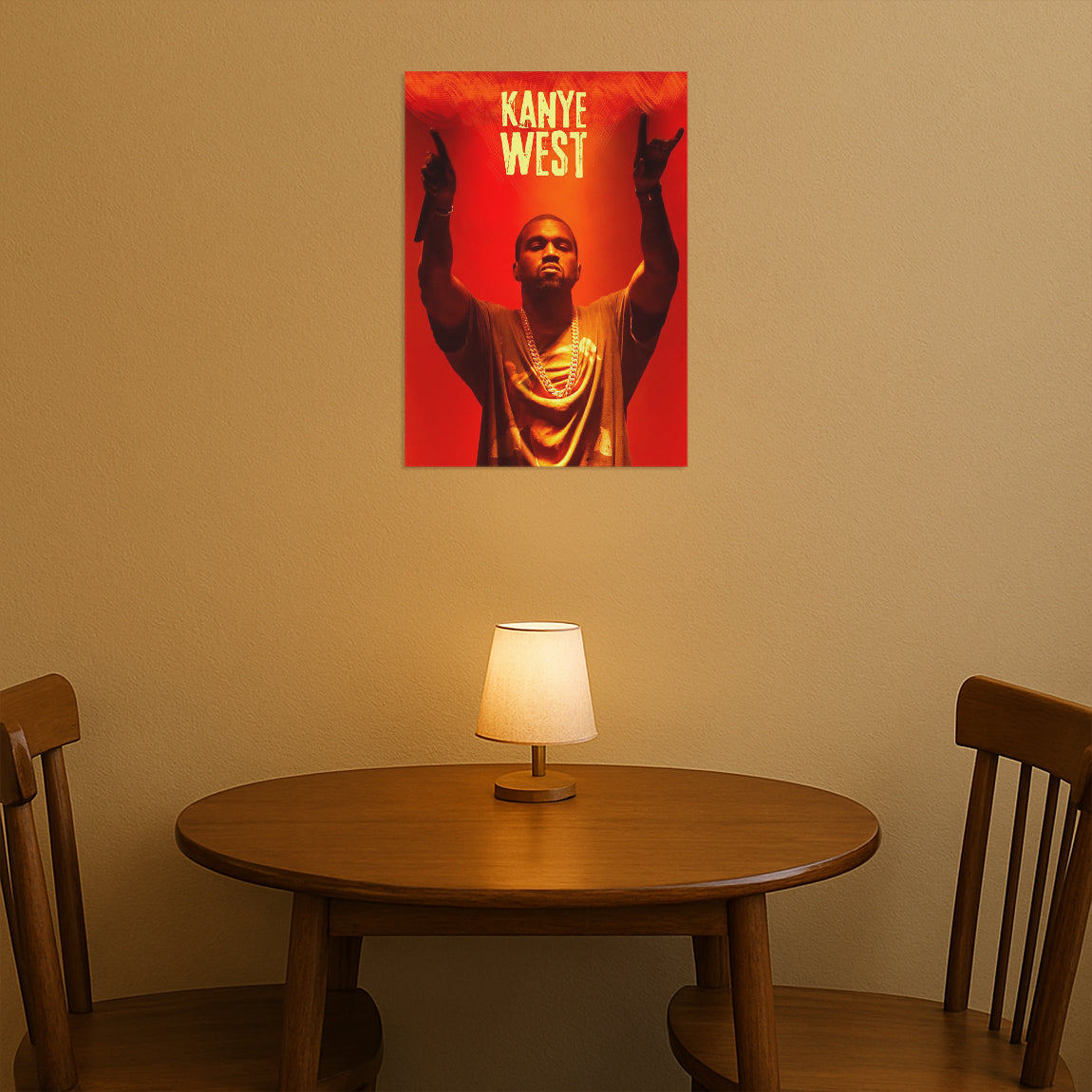 Kanye West Red Stage Poster