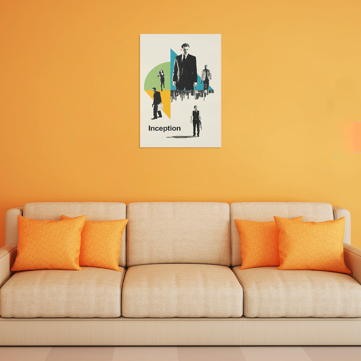 Inception Geometric Concept Poster