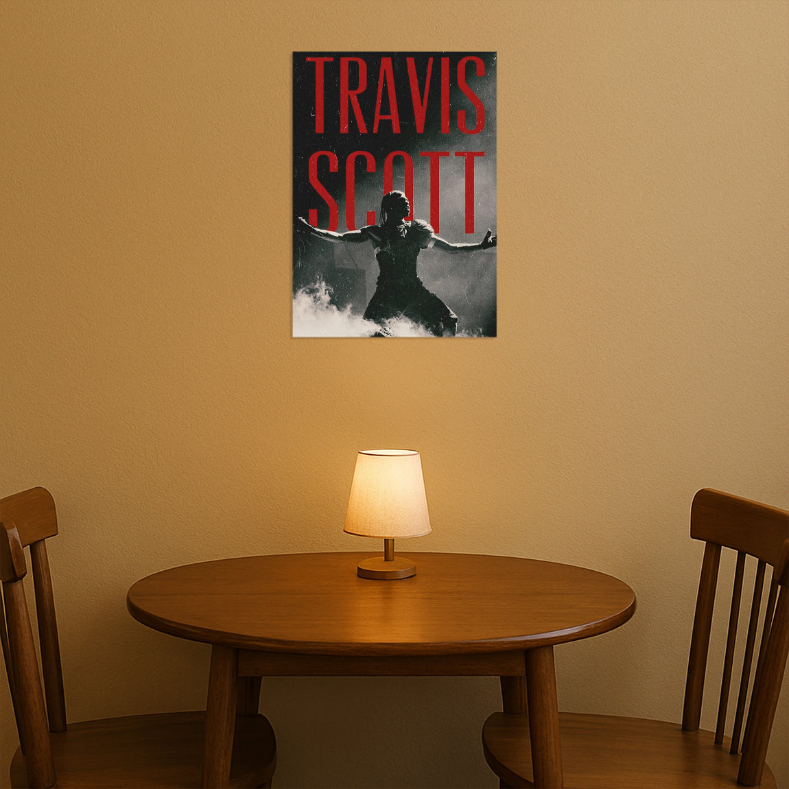 Travis Scott Red Hype Poster