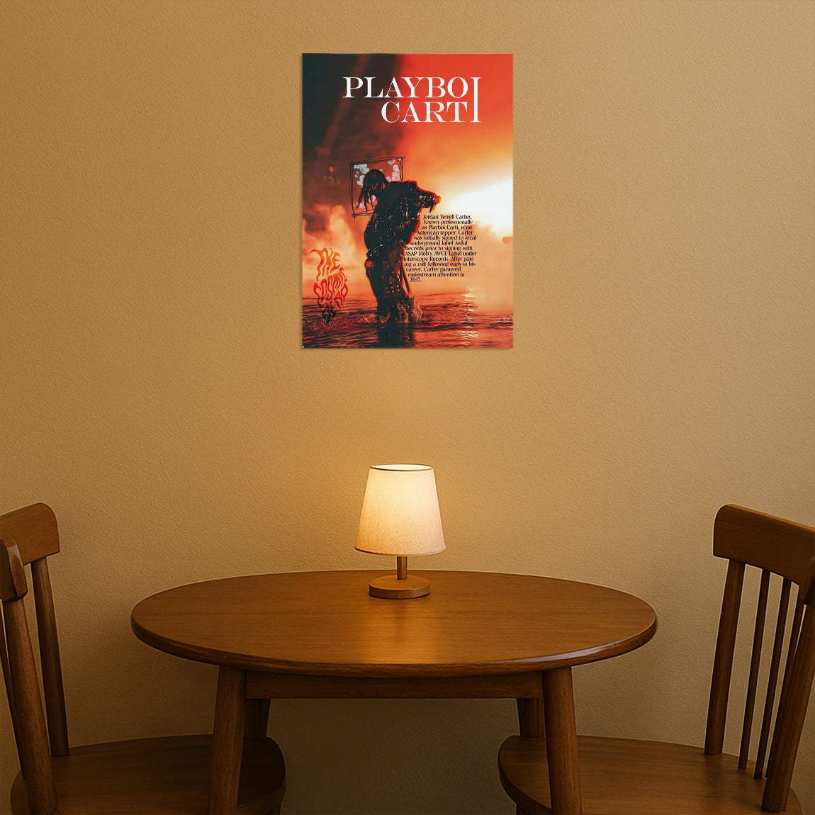 Playboy Carti Red Inferno Poster