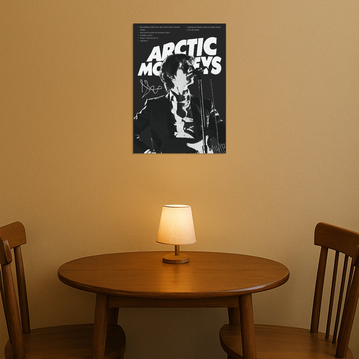 Arctic Monkeys Monochrome Poster