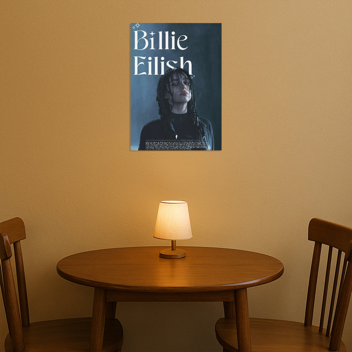 Billie Eilish Dark Moody Poster
