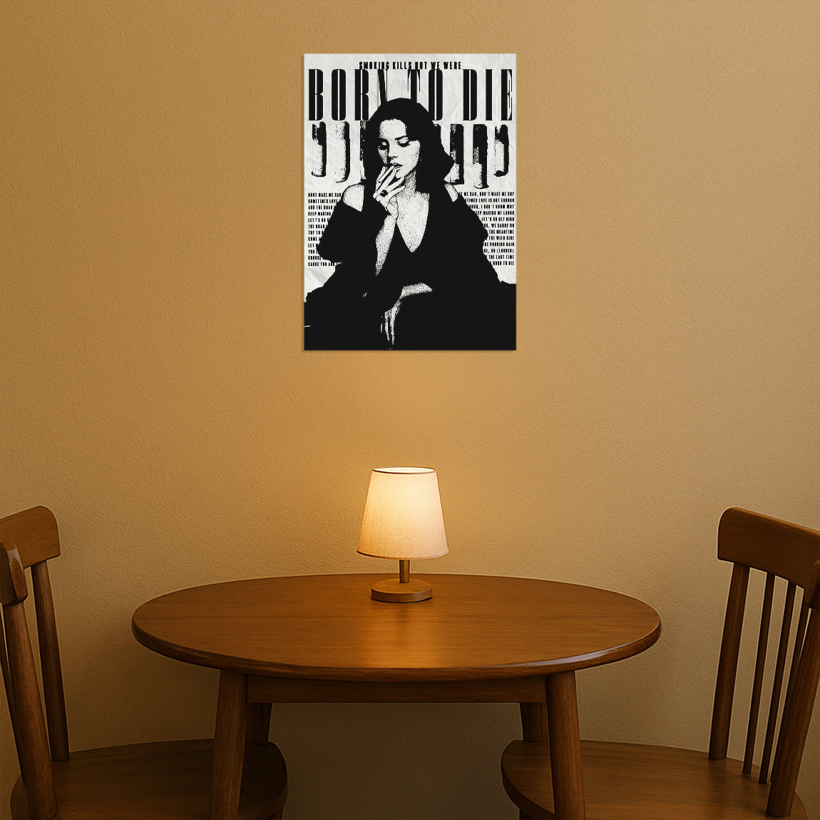 Lana Del Rey Born To Die Smoking Poster