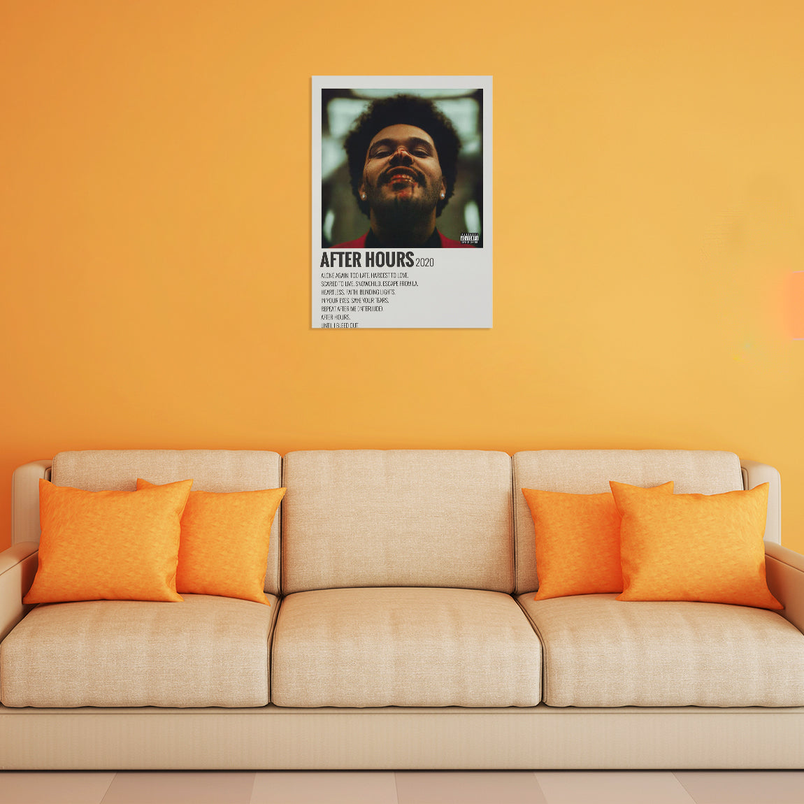 The Weeknd After Hours Music Poster