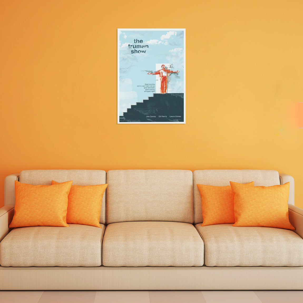 The Truman Show Surreal Art Poster