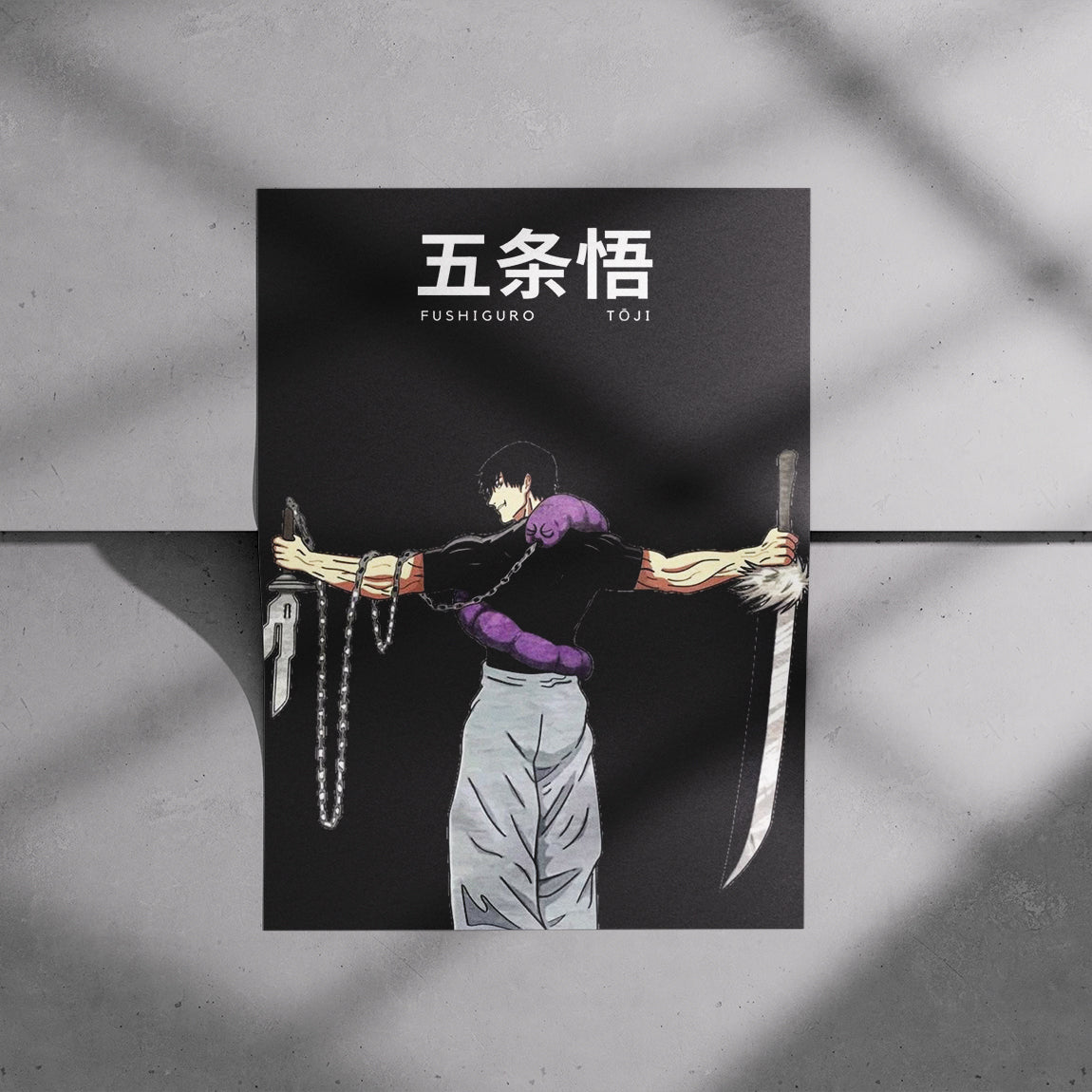 Fushiguro Toji Dual Weapons Poster