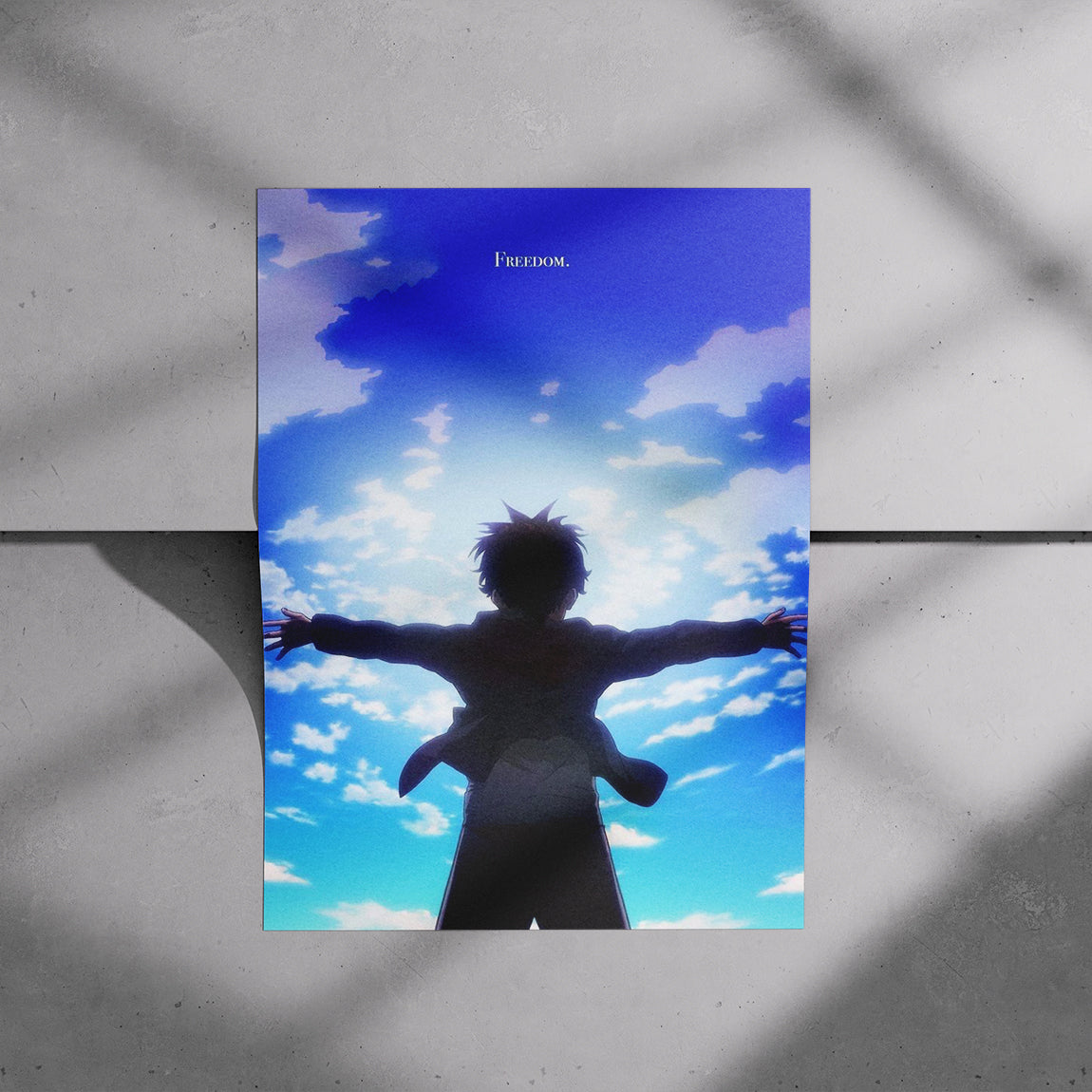 Freedom Sky Silhouette Poster