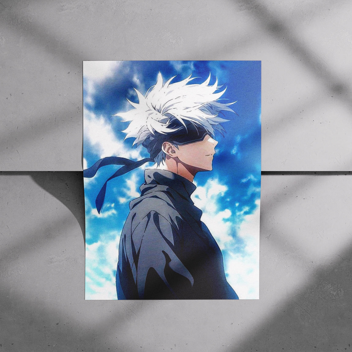 Gojo Satoru Sky Portrait Poster