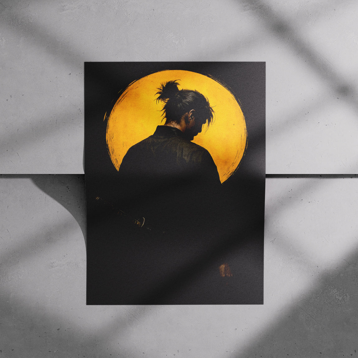 Lone Samurai Golden Moon Poster