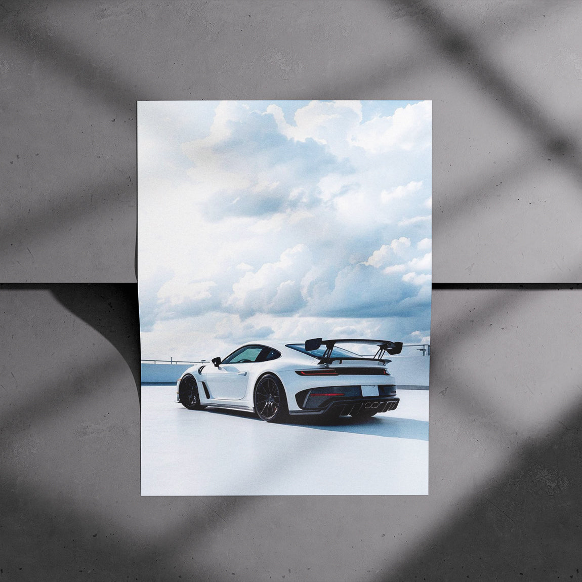 Porsche 911 GT3 Sky Horizon Poster