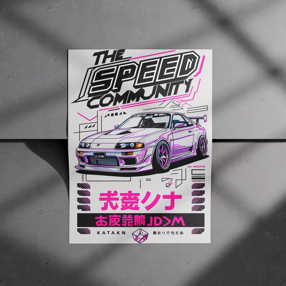 The Speed Community JDM Poster