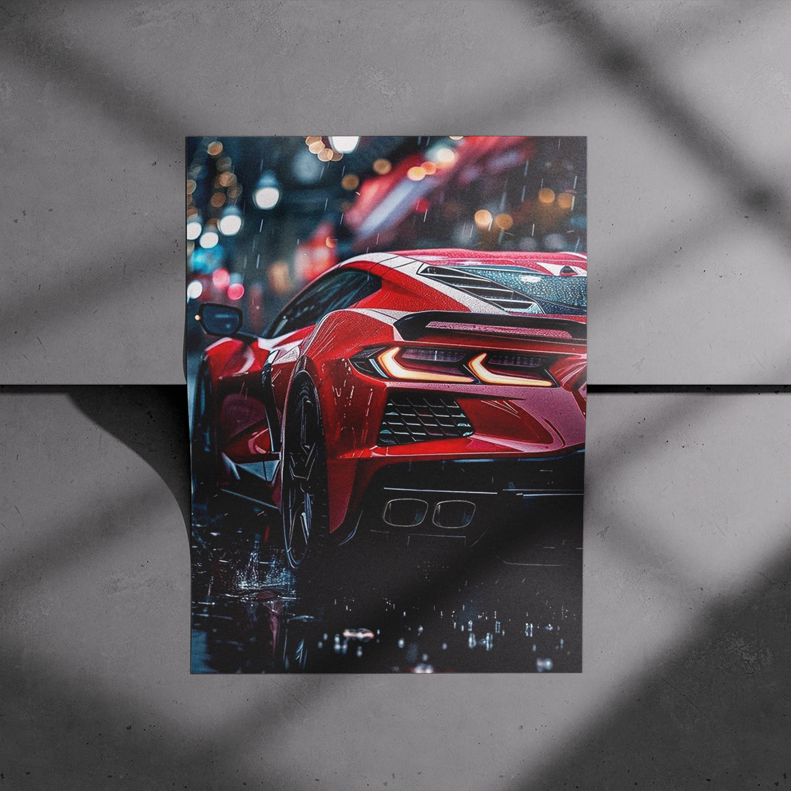 Corvette C8 Rain Cruise