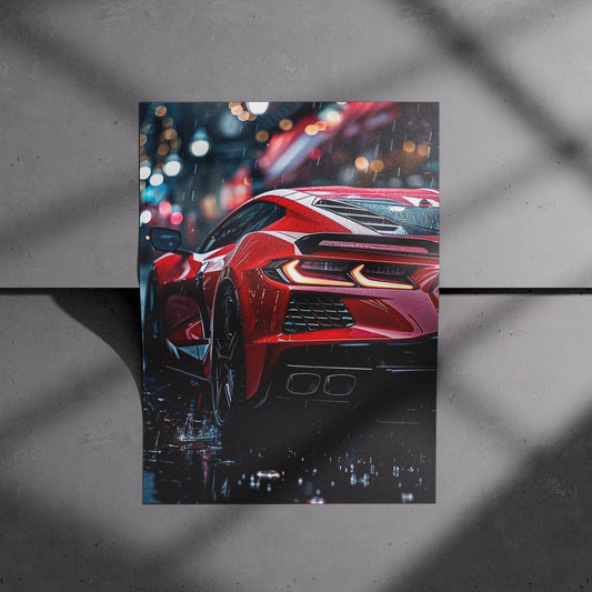 Corvette C8 Rain Cruise