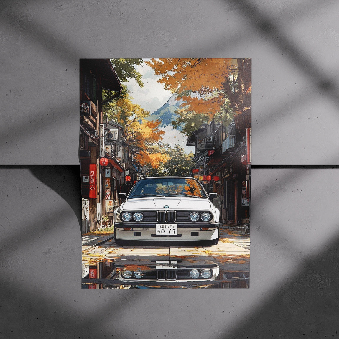Autumn E30 Reflection