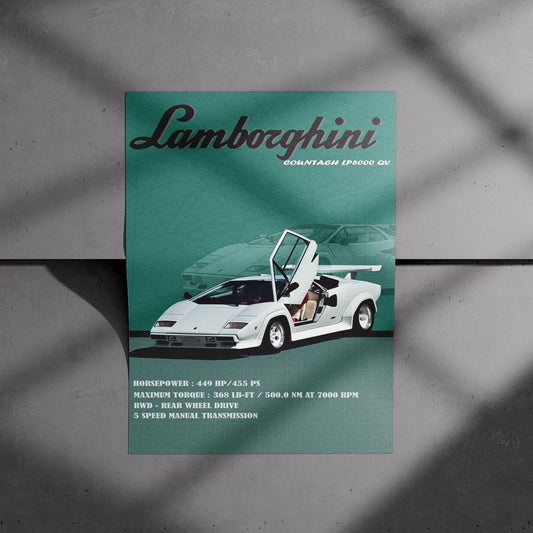 Countach LP5000 QV Specs