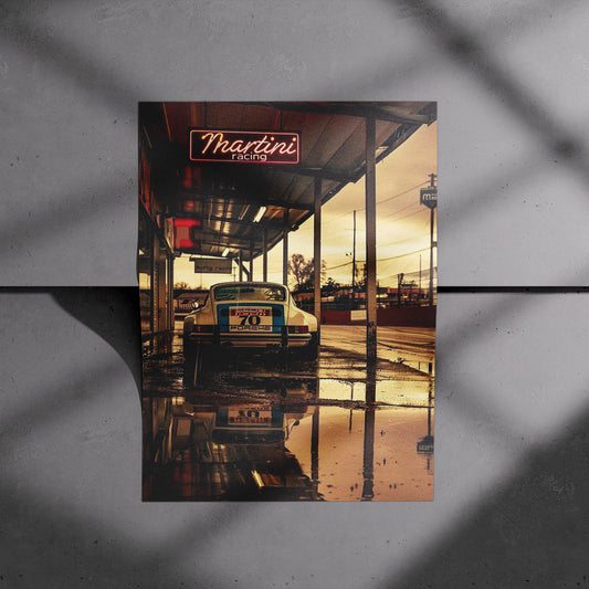 Martini Racing Porsche Reflection Poster