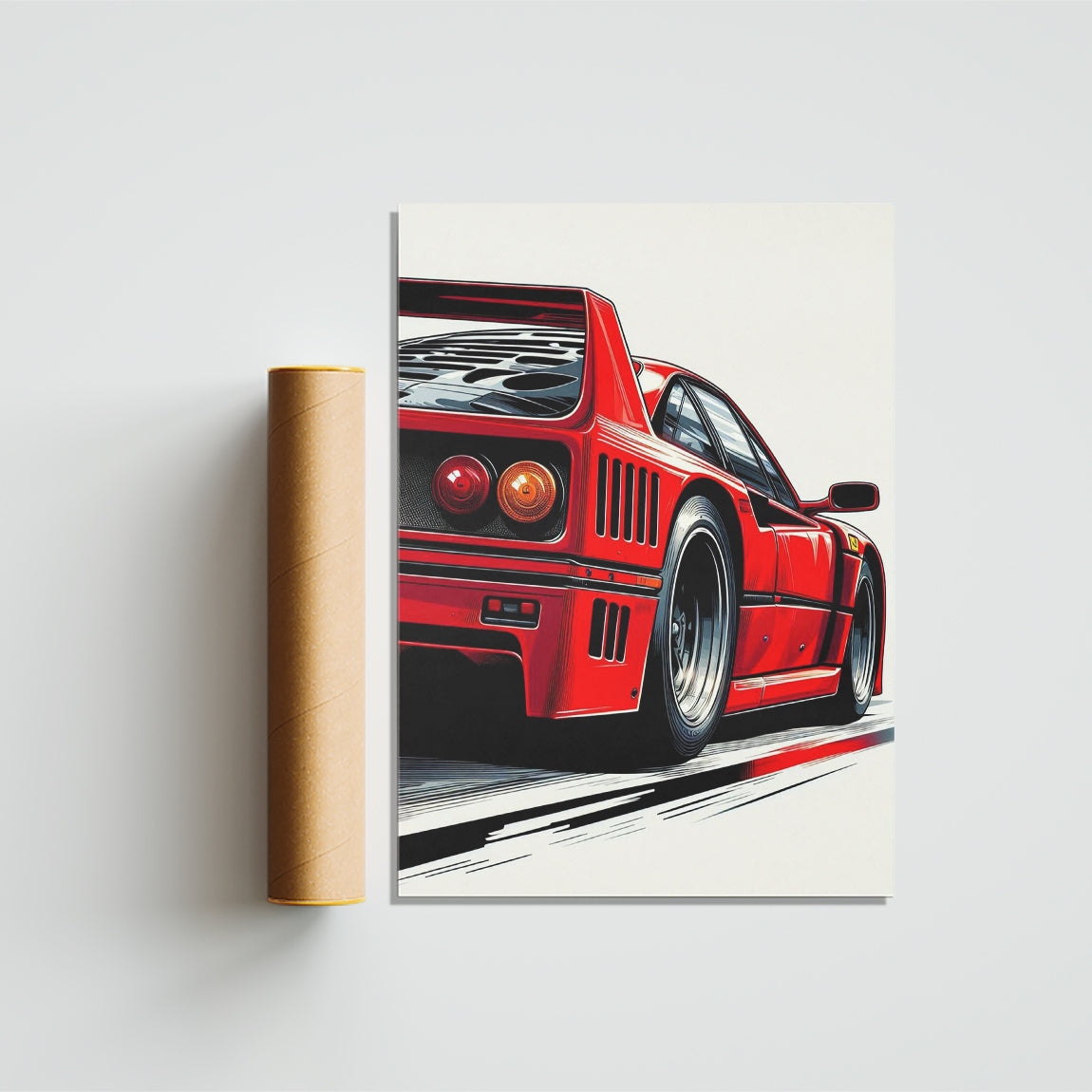 Ferrari F40 Classic Poster