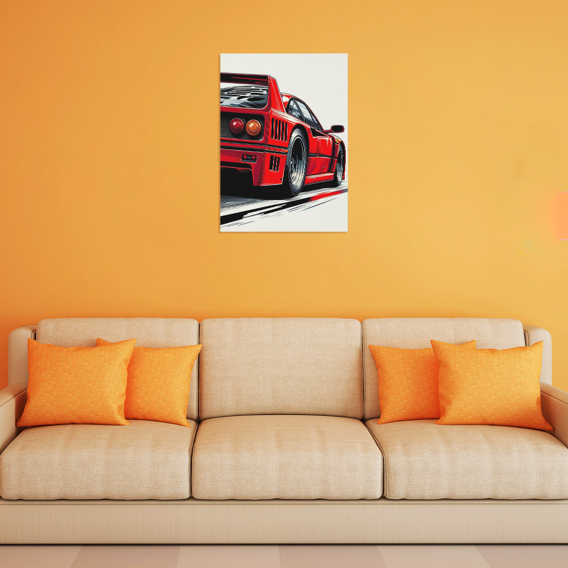 Ferrari F40 Classic Poster