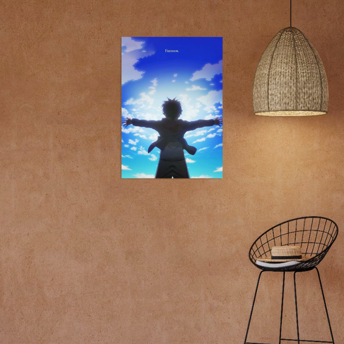 Freedom Sky Silhouette Poster