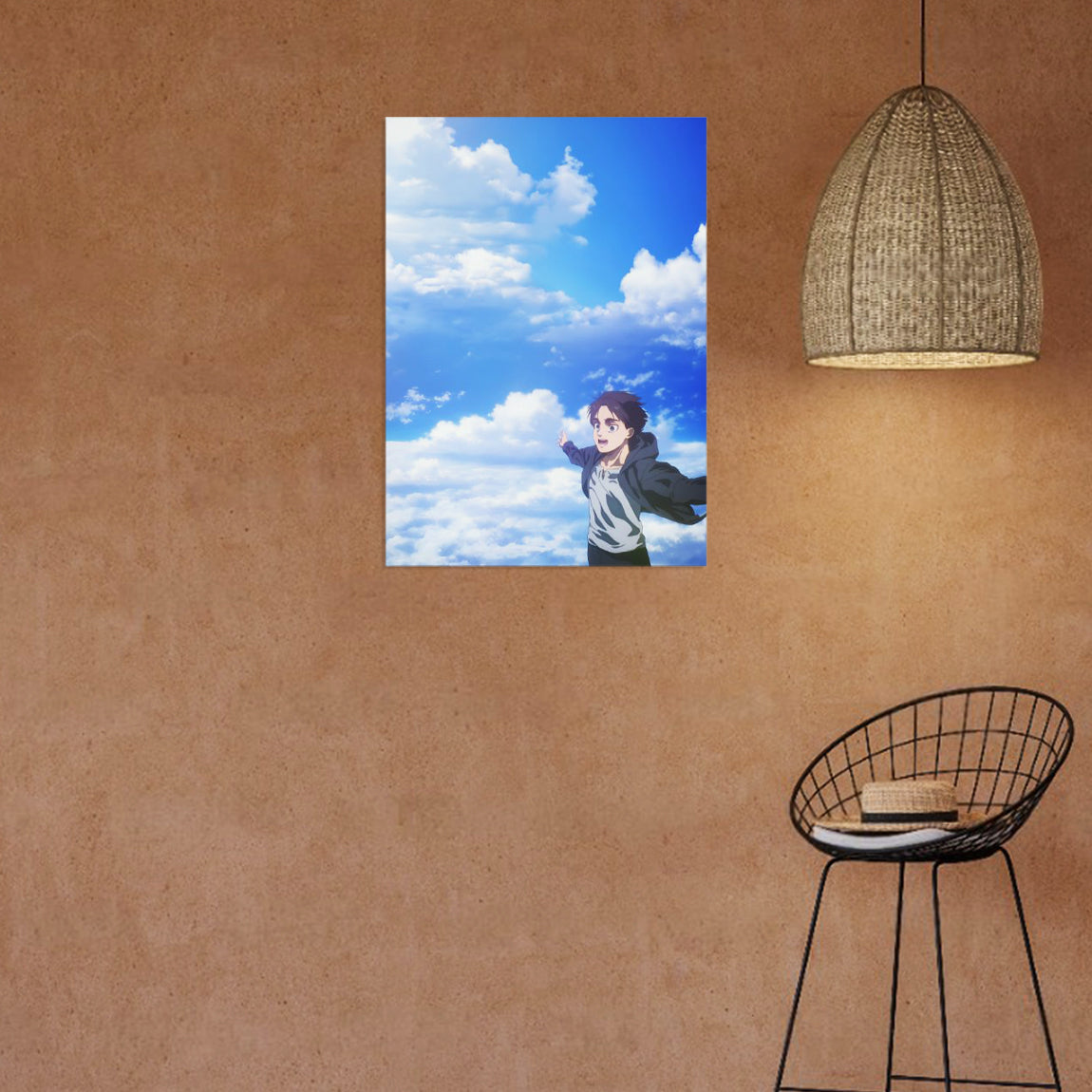 Eren Yeager Sky Joy Poster