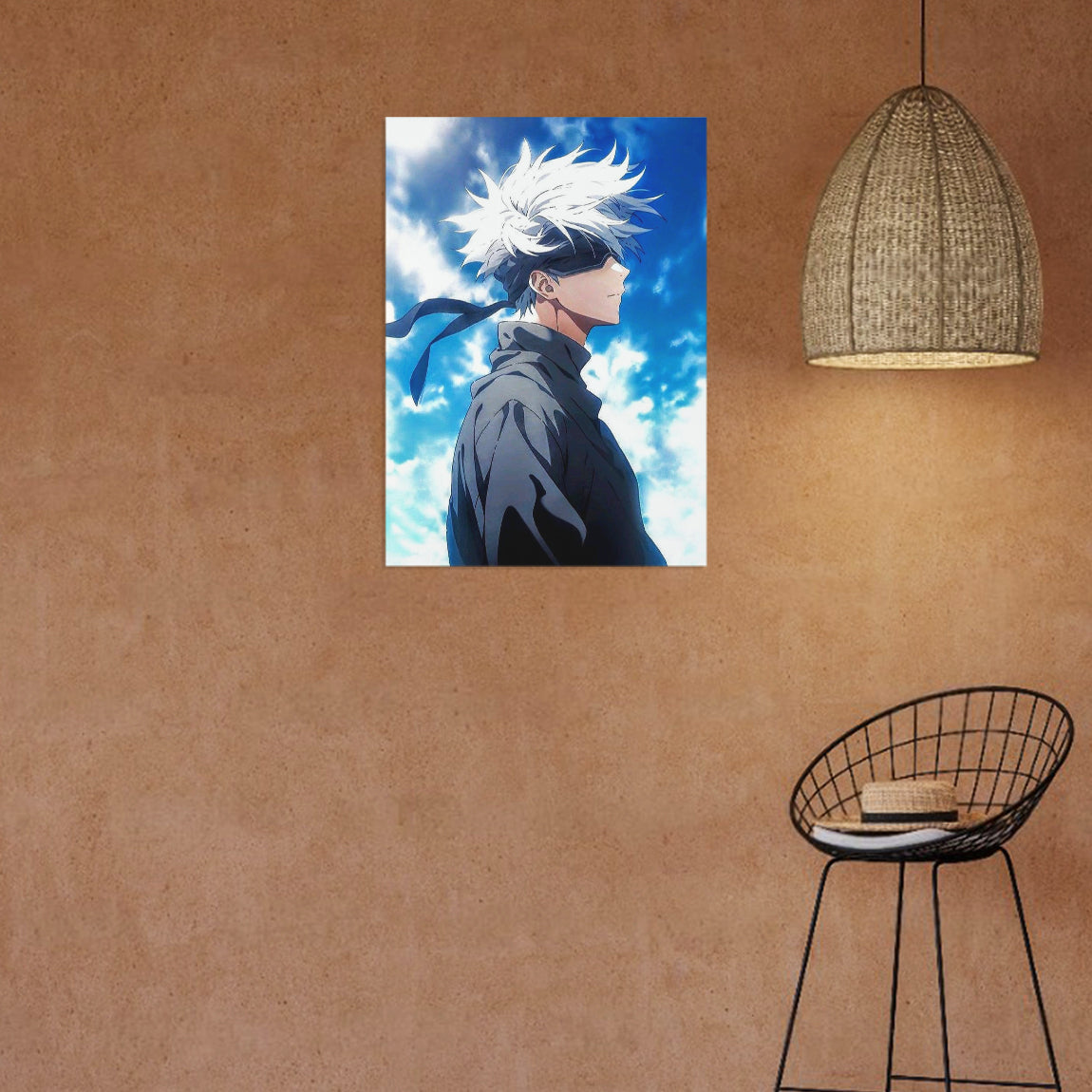 Gojo Satoru Sky Portrait Poster