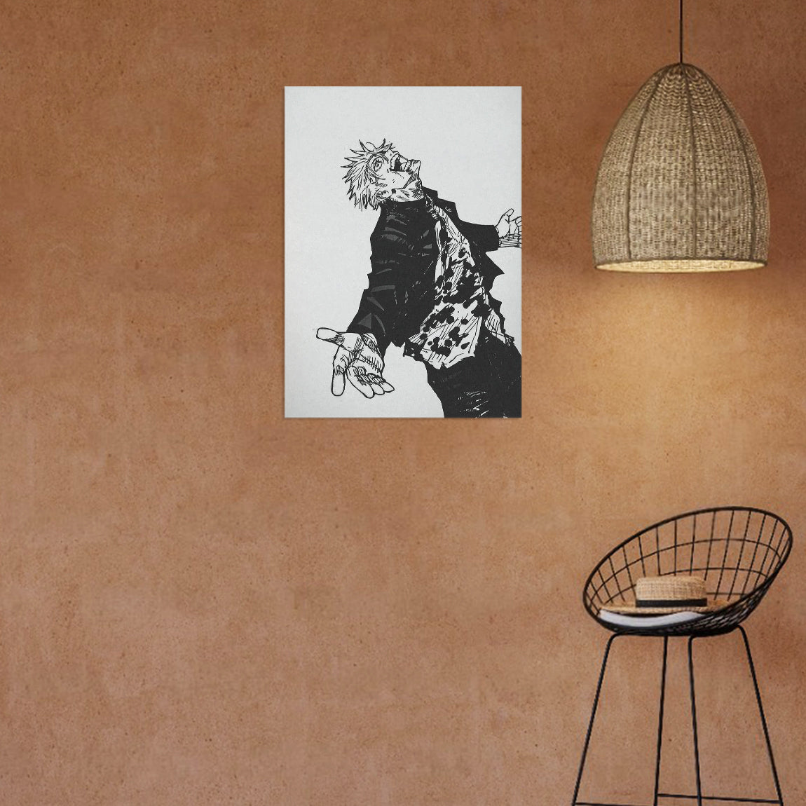 Yuji Itadori Dynamic Manga Poster