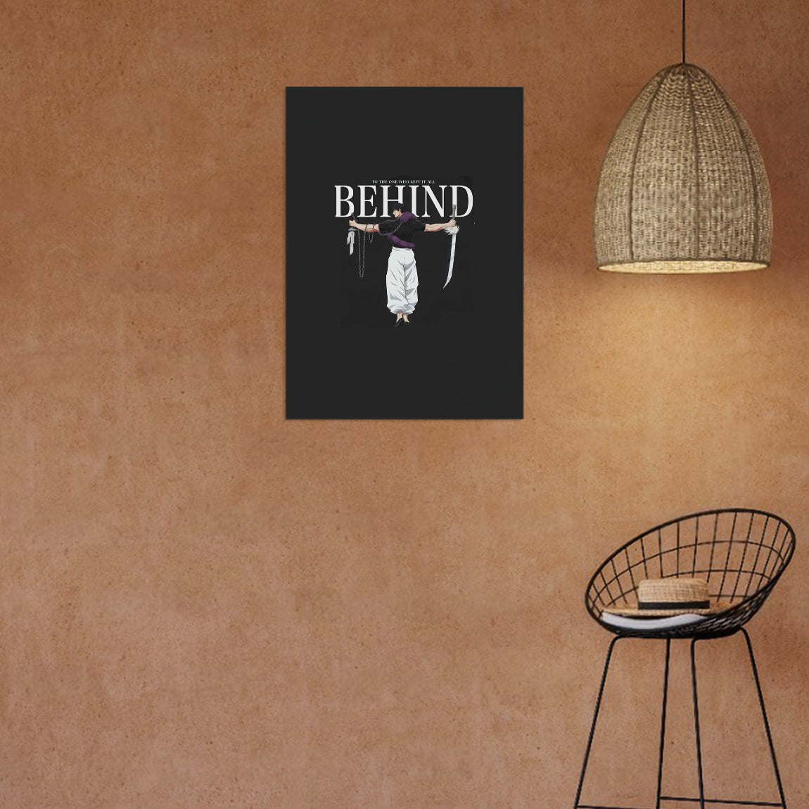 To The One Who Left It All Behind Poster (White)
