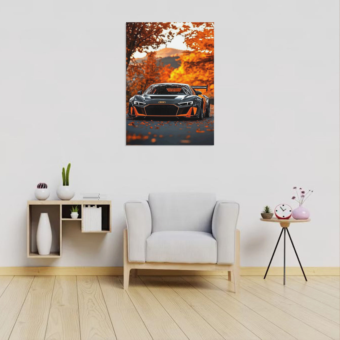 Audi R8 Autumn Blaze Poster