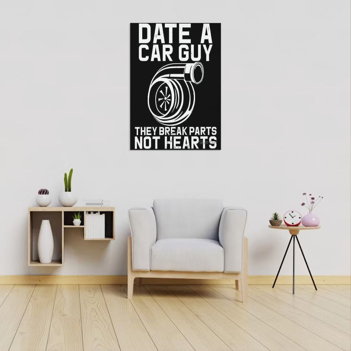 Date a Car Guy Turbo Poster