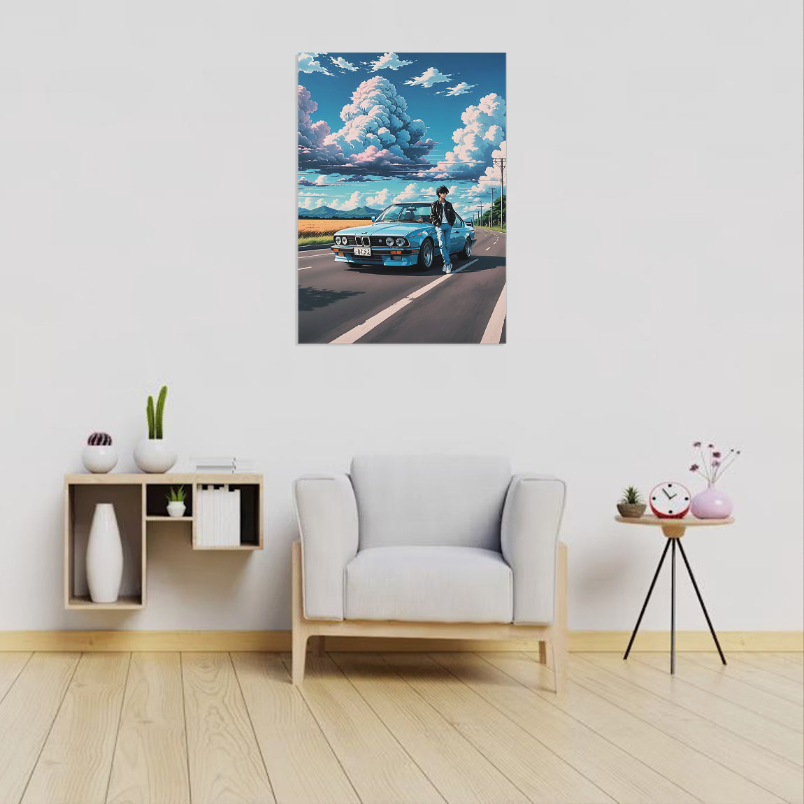 BMW Anime Roadtrip Poster