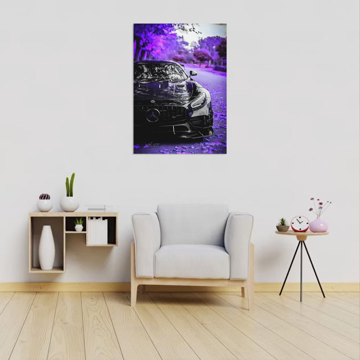 Purple AMG Night Drive