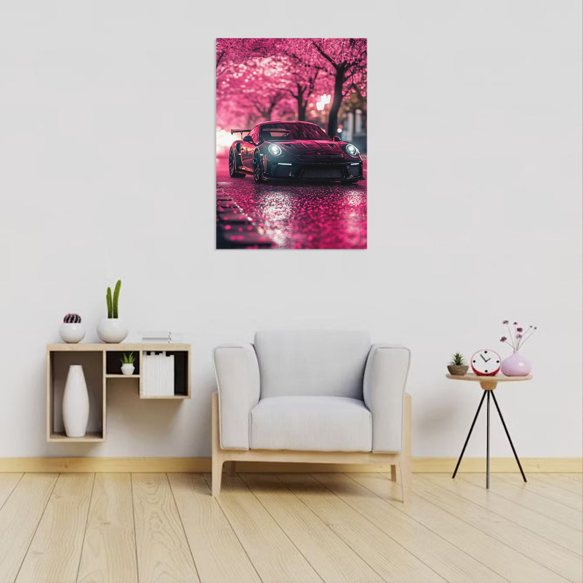 Sakura Nights Porsche 911 GT3 RS Poster