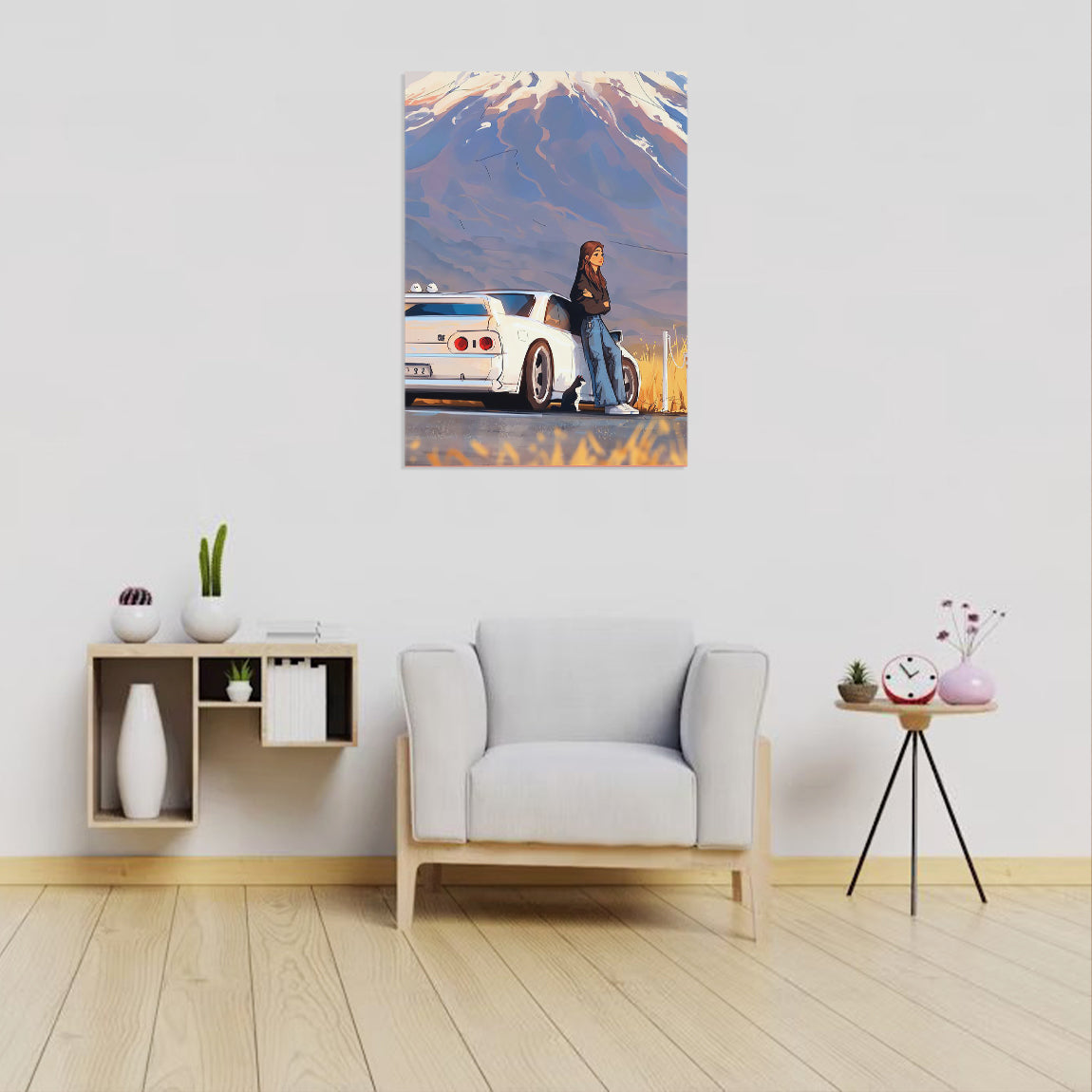 Mount Fuji Skyline Daydream Poster