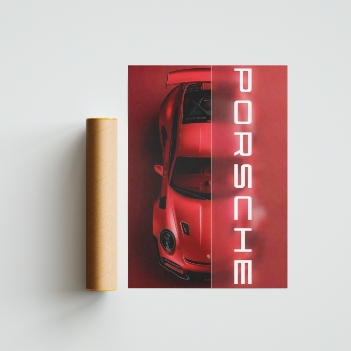 Porsche 911 GT Poster