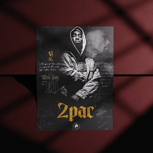 2Pac Westside Tribute Poster