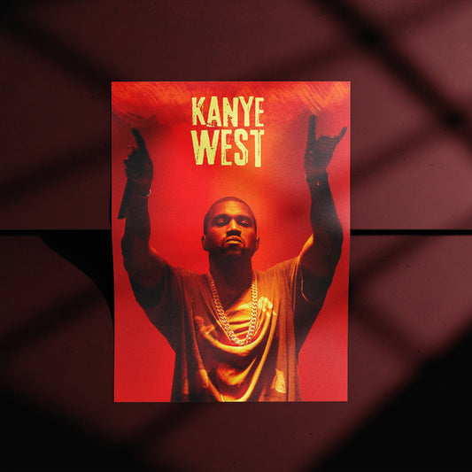 Kanye West Red Stage Poster