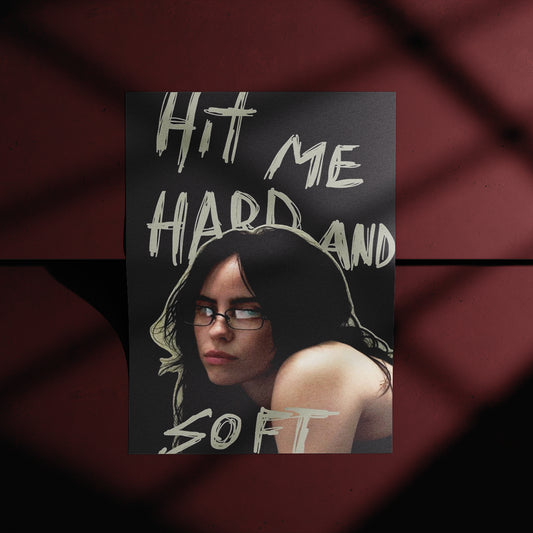 Billie Eilish Hit Me Hard and Soft Poster