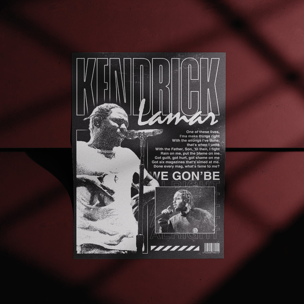Kendrick Lamar We Gon' Be Alright Poster