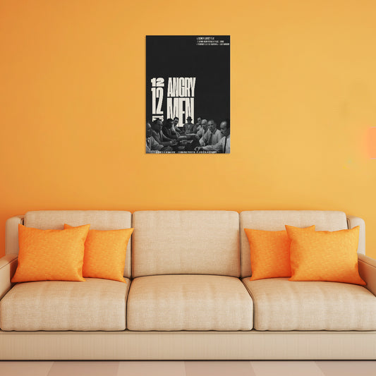 12 Angry Men Courtroom Classic Poster