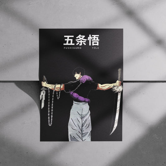 Fushiguro Toji Dual Weapons Poster