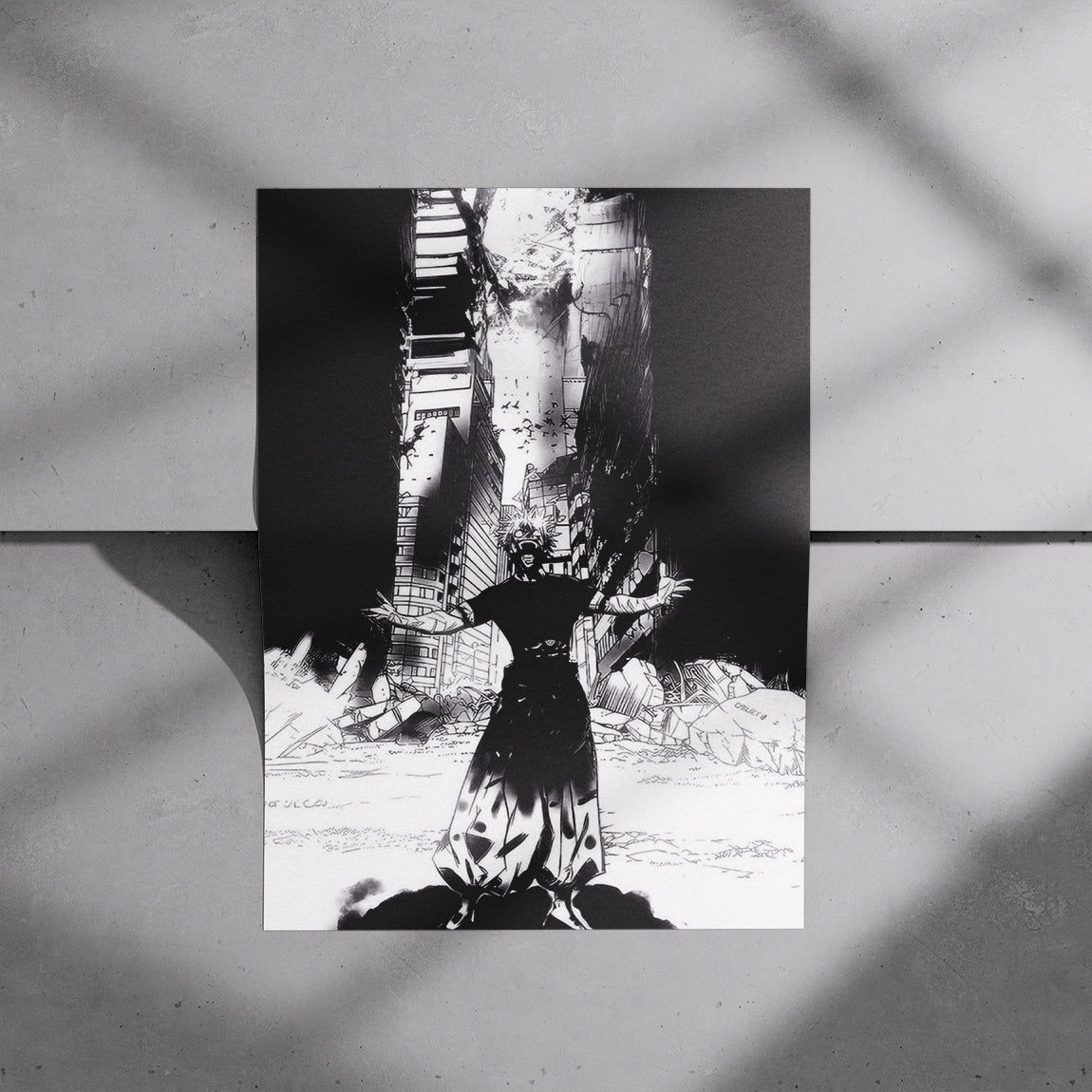 Manga City Destruction Rage Poster