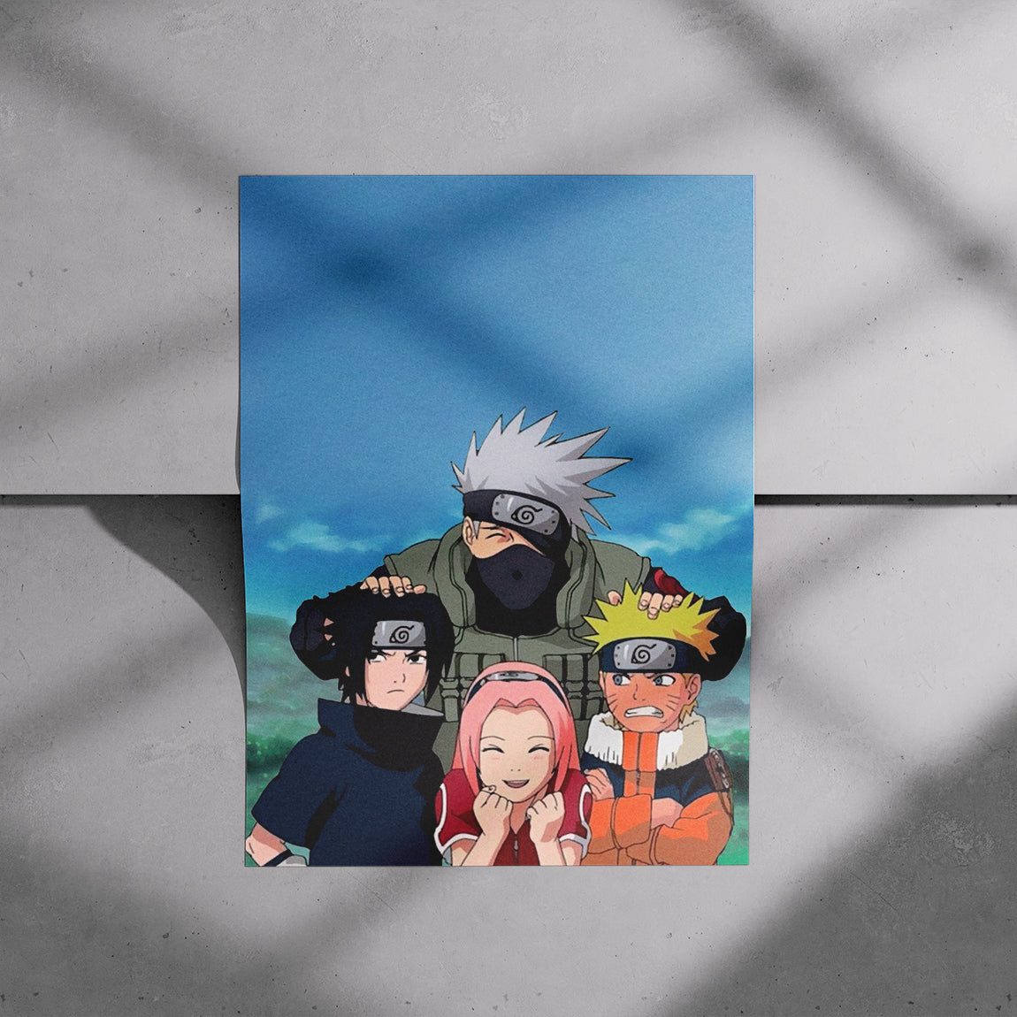 Team 7 Naruto Classic Poster