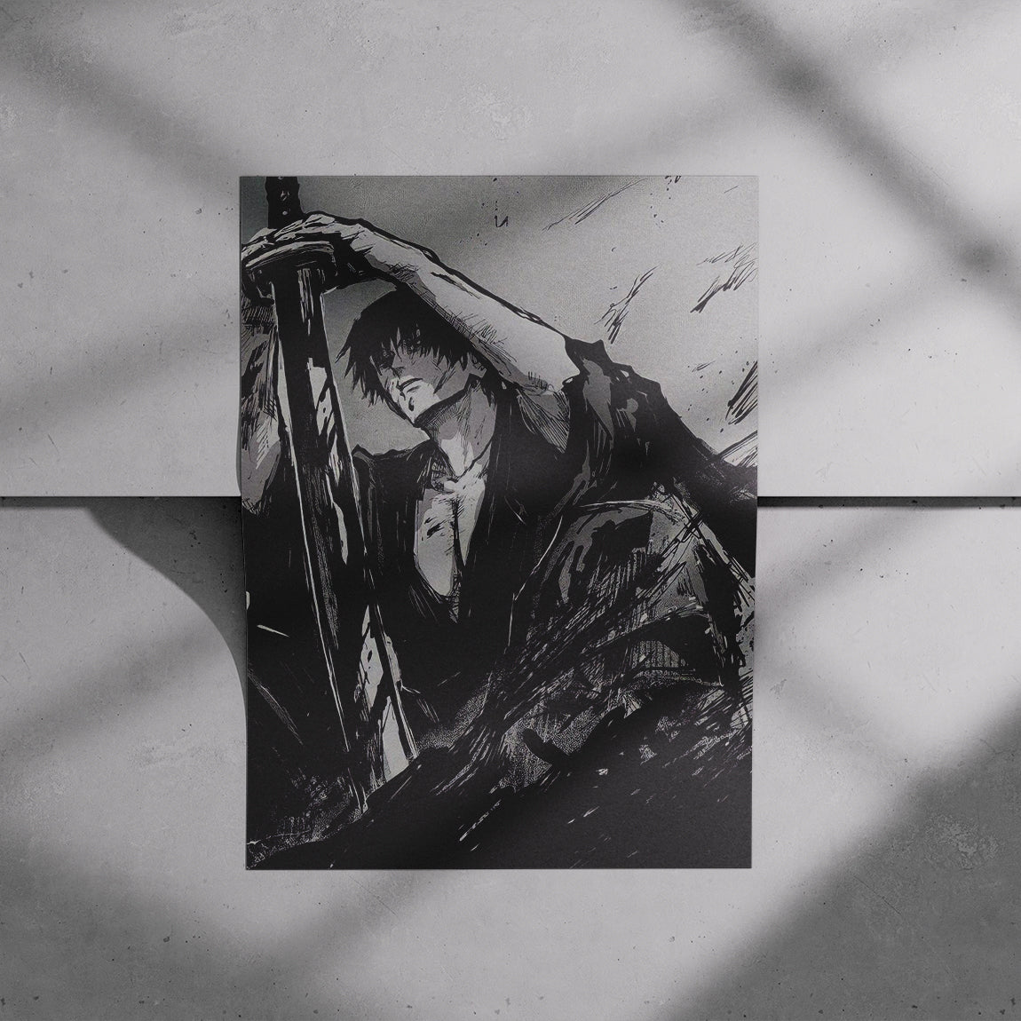 Jujutsu Kaisen Duo Monochrome Poster