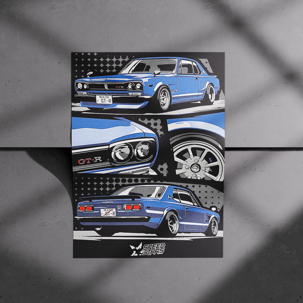 Nissan Skyline GT-R Heritage Poster