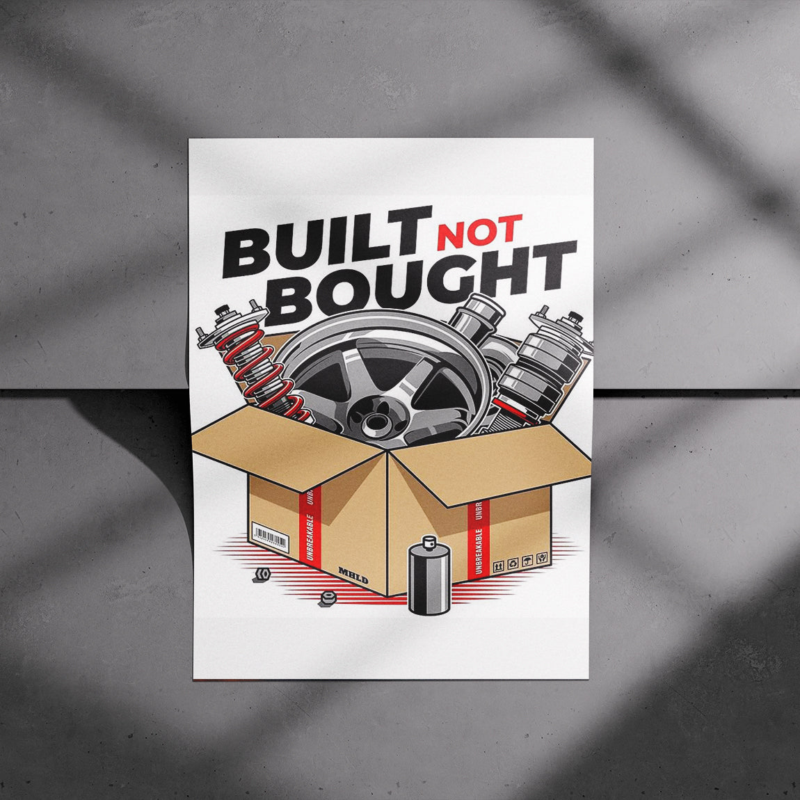Built Not Bought Poster