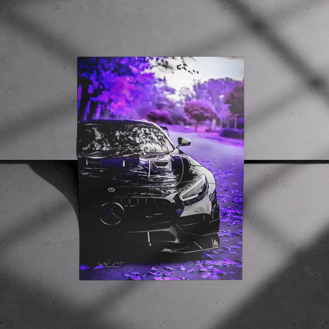 Purple AMG Night Drive